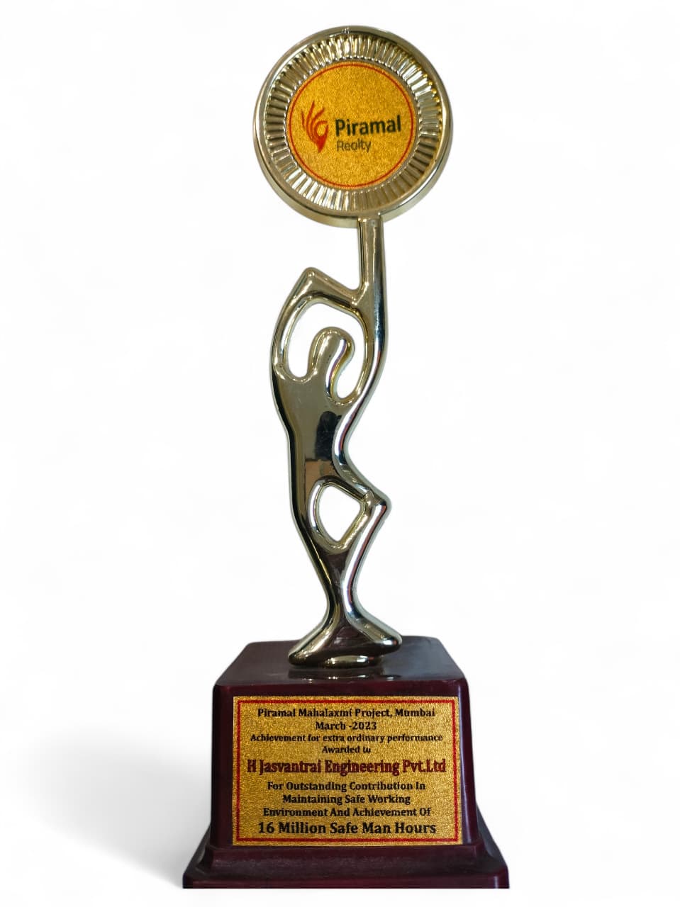 Award From Piramal Mahalaxmi